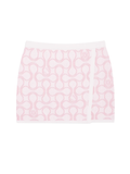 CASABLANCA WOMEN Optic Drop Wrap Mini Skirt Pink