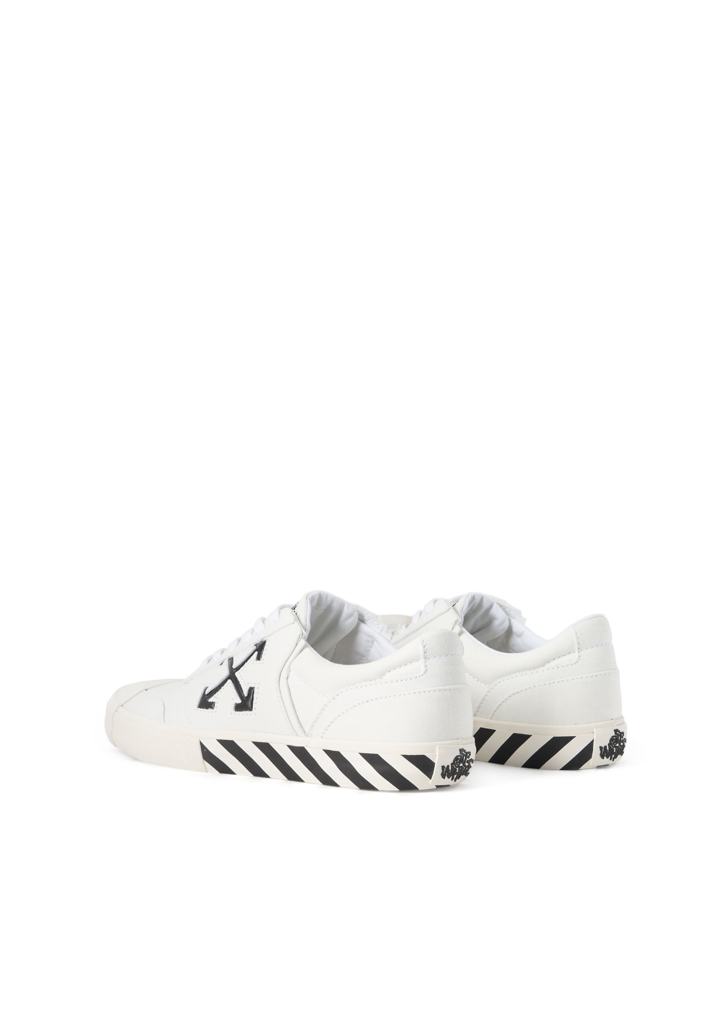 OFF WHITE MENS Vulcanized Undercut Sneakers White/Black