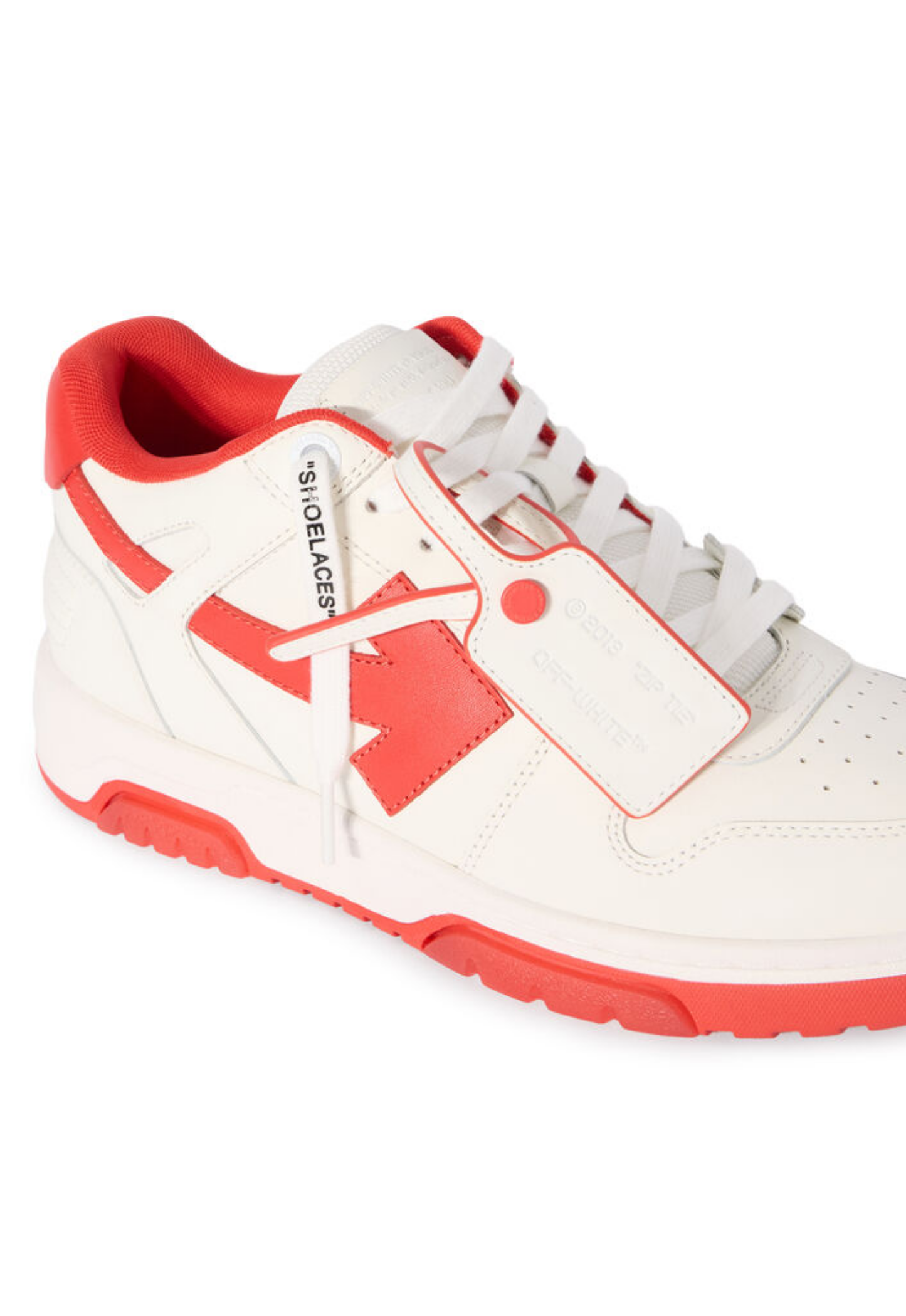 OFF WHITE MENS Out Of Office Sneakers White/Red