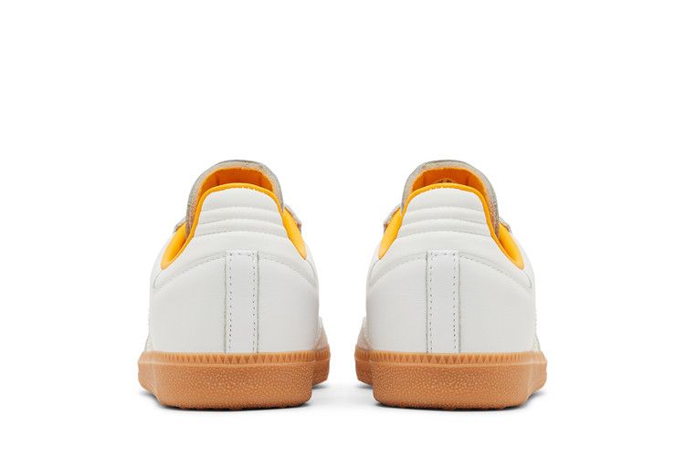 adidas Samba OG Cloud White Crystal White Crew Yellow (GS)