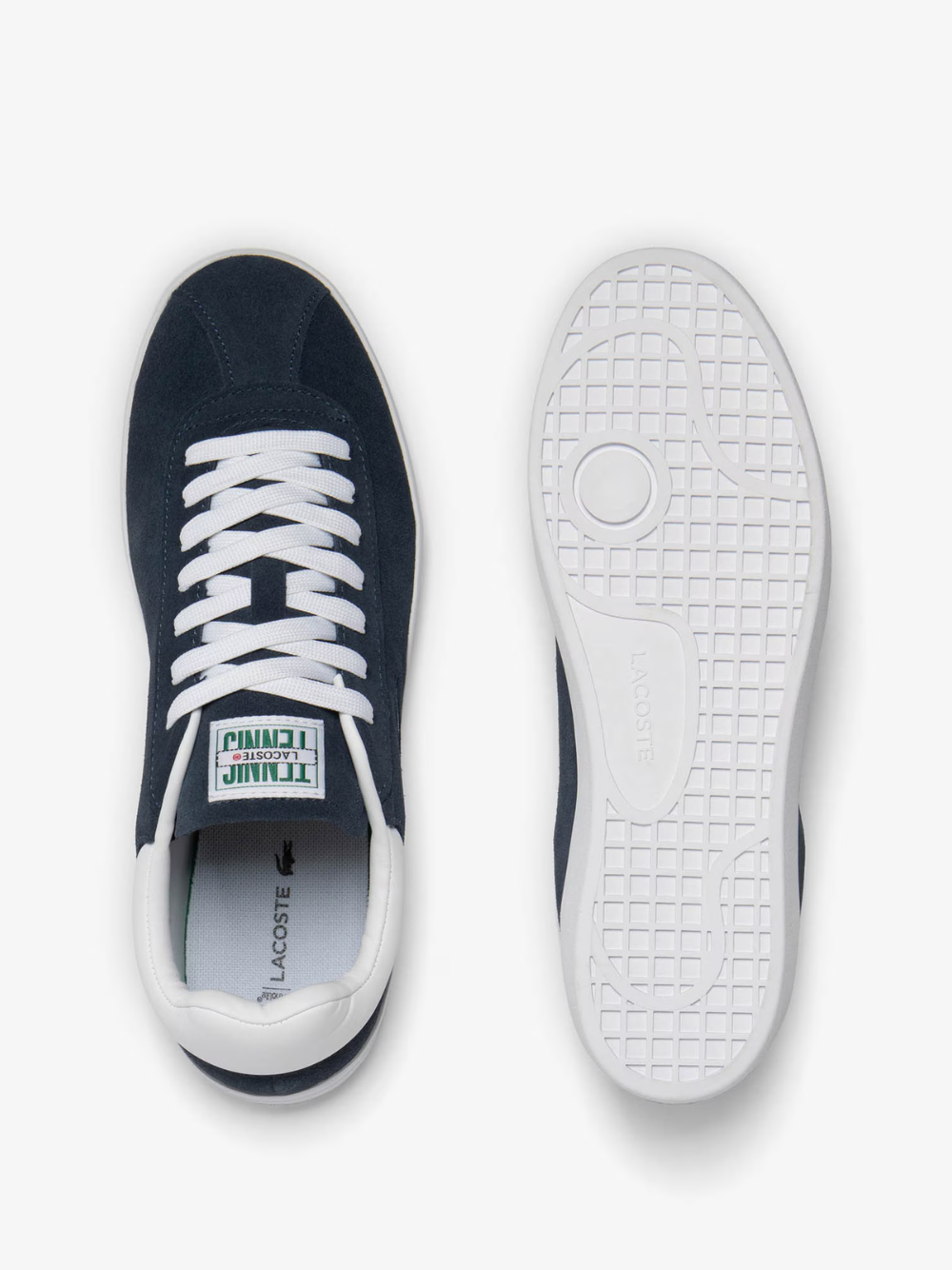 LACOSTE Baseshot Leather Sneakers Navy/White