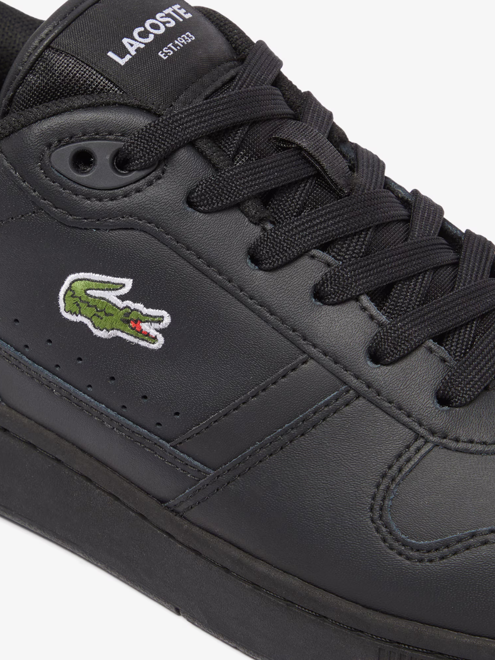 LACOSTE T-Clip Set Leather Sneakers Black