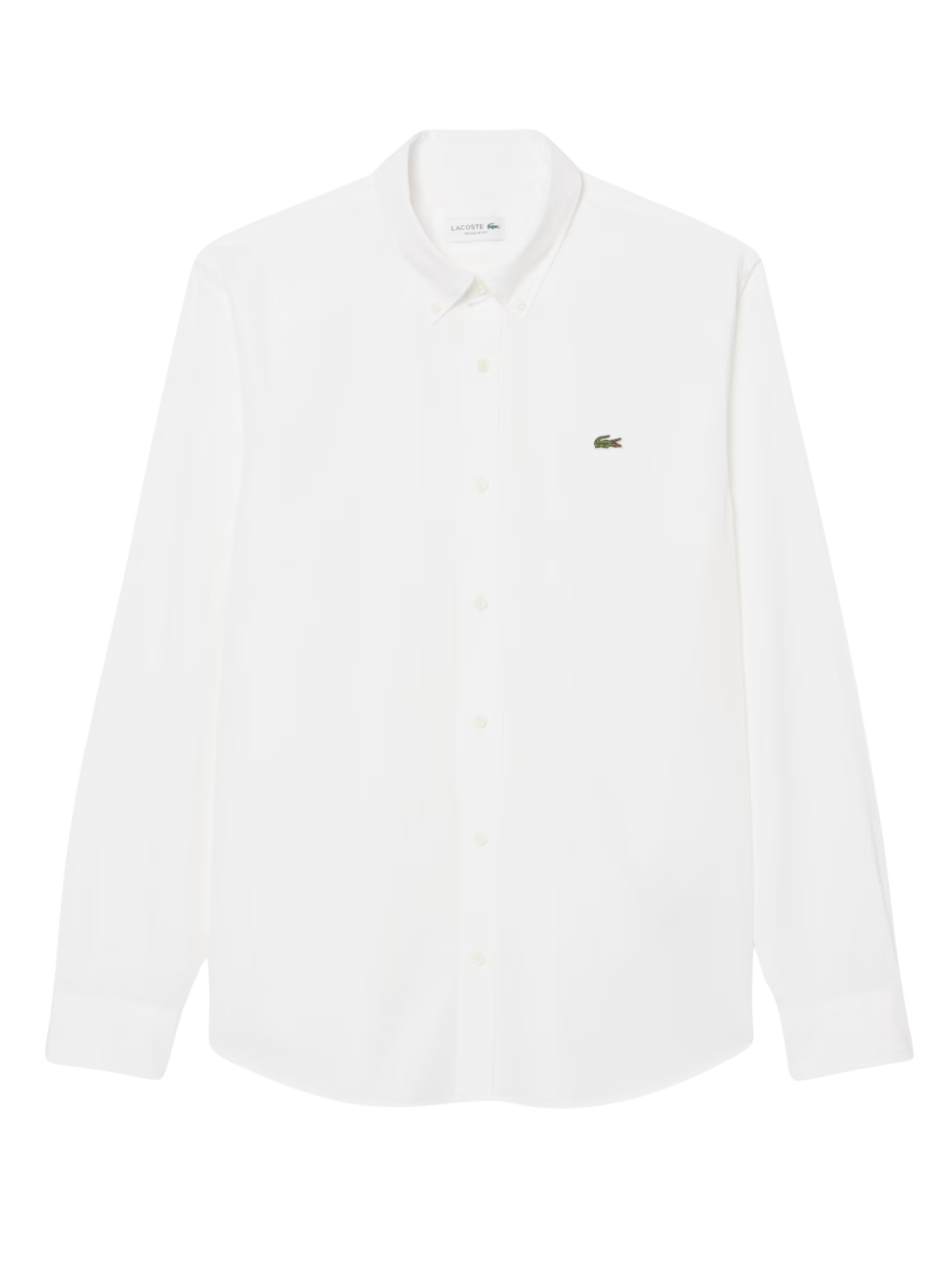LACOSTE Regular Fit Lightweight Poplin Shirt White