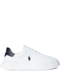 RALPH LAUREN RLite Court Tumbled Leather Sneakers White/Navy
