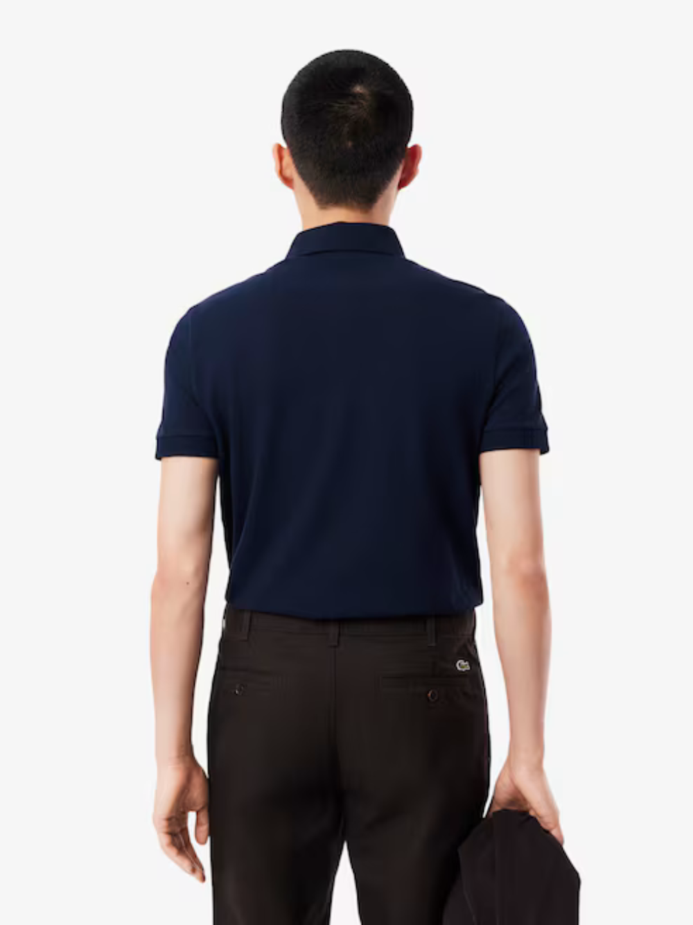 LACOSTE Regular Fit Paris Stretch Piqué Polo Shirt Midnight Blue