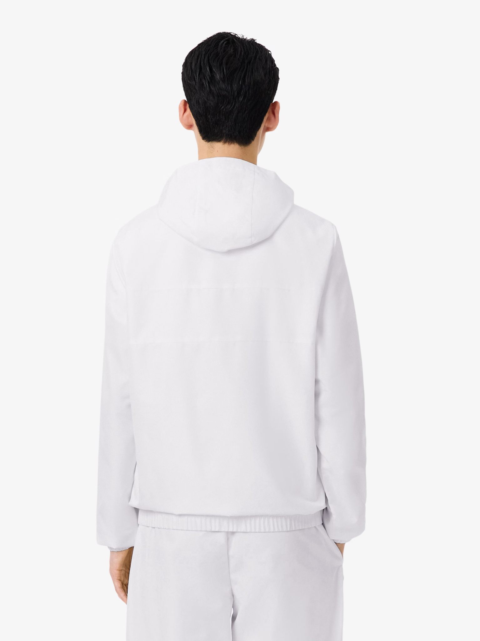 LACOSTE Water-Repellent Sport Track Jacket White
