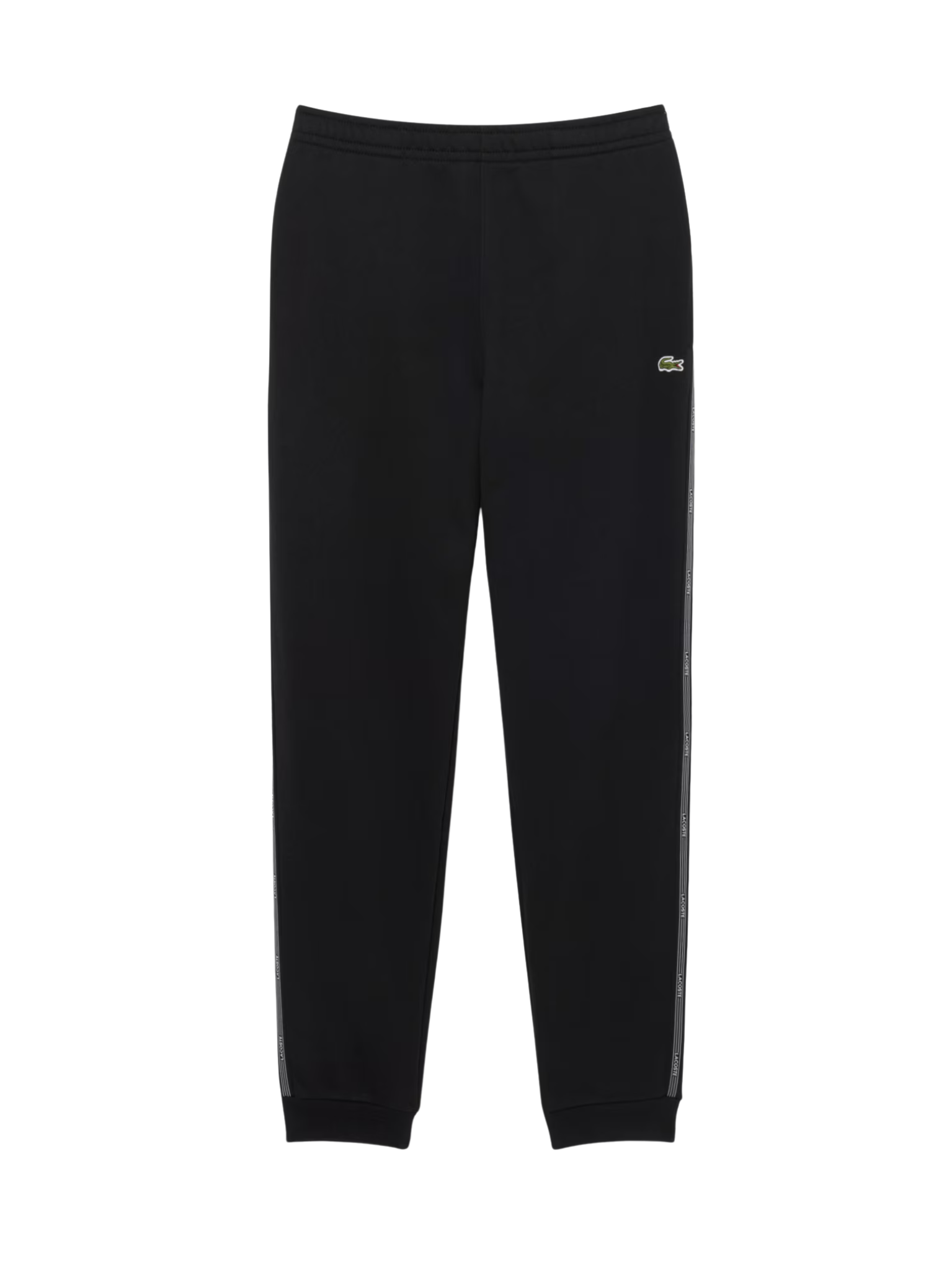 LACOSTE Logo Stripe Tracksuit Pants Black