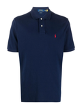 RALPH LAUREN Classic Fit Mesh Polo Shirt Newport Navy