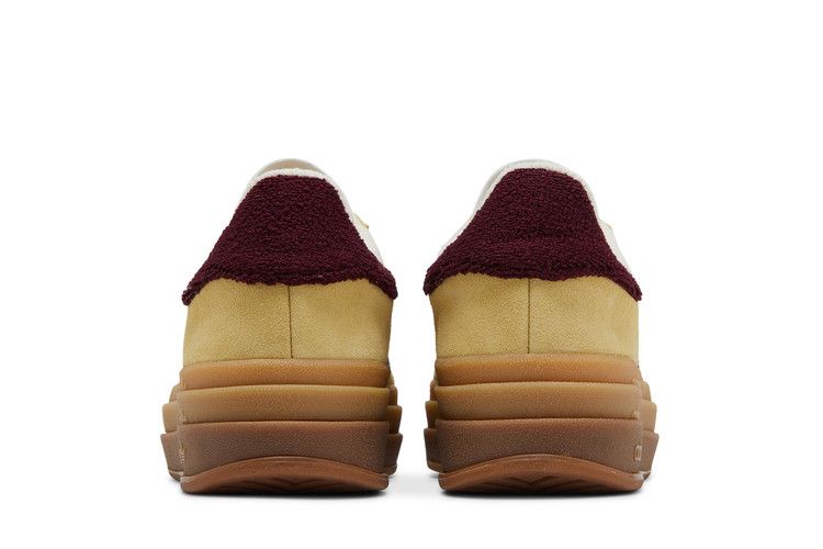 adidas Gazelle Bold Almost Yellow Maroon (Women's)