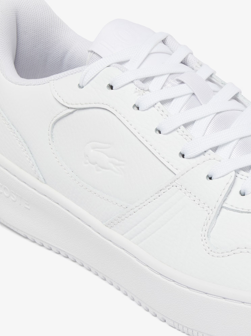 LACOSTE L001 Set Leather Sneakers White