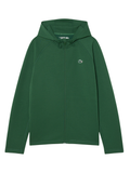 LACOSTE Sport Stretch Zipped Hoodie Pine Green