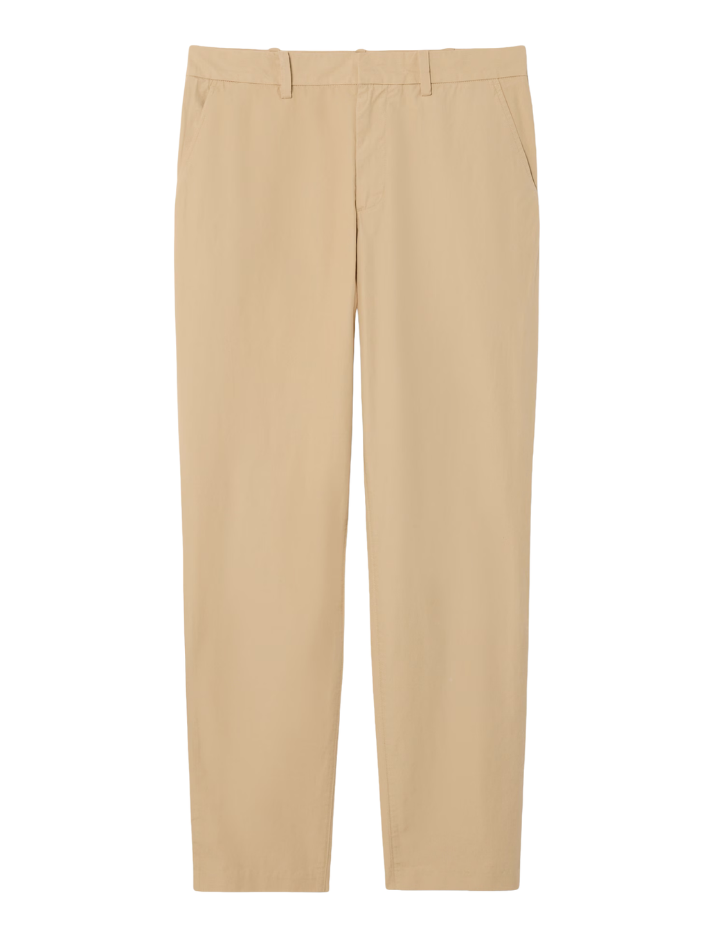 LACOSTE Regular Fit Cotton Twill Chino Pants Beige