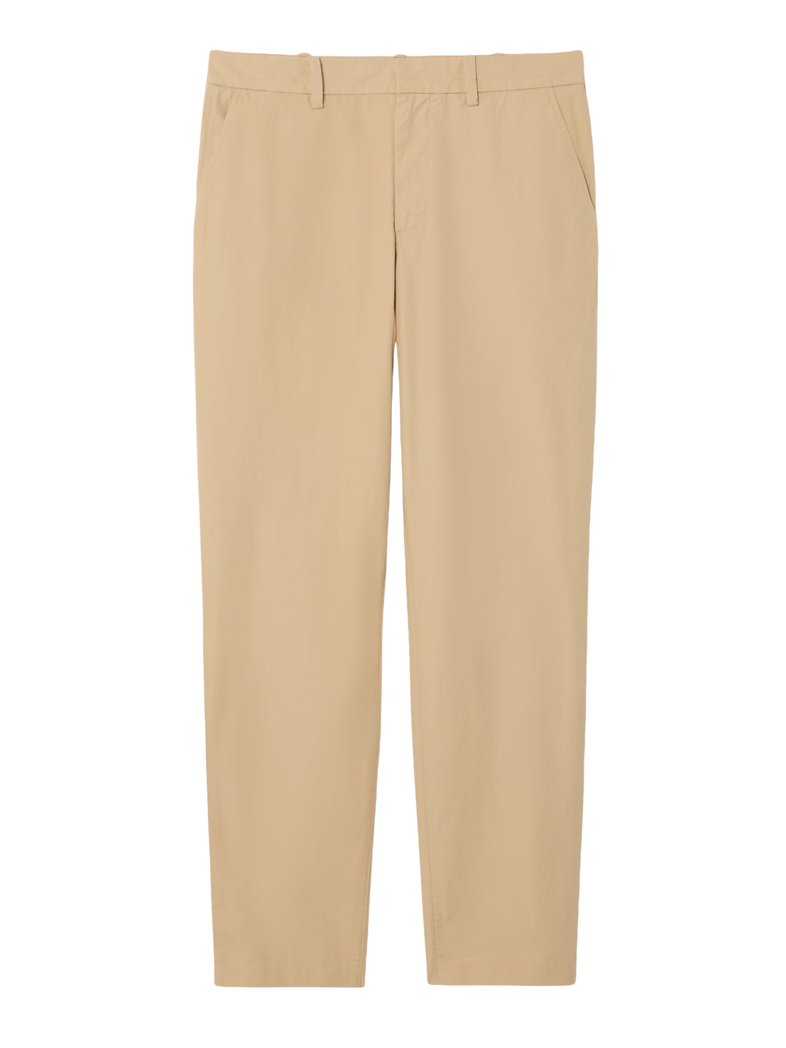 LACOSTE Regular Fit Cotton Twill Chino Pants Beige