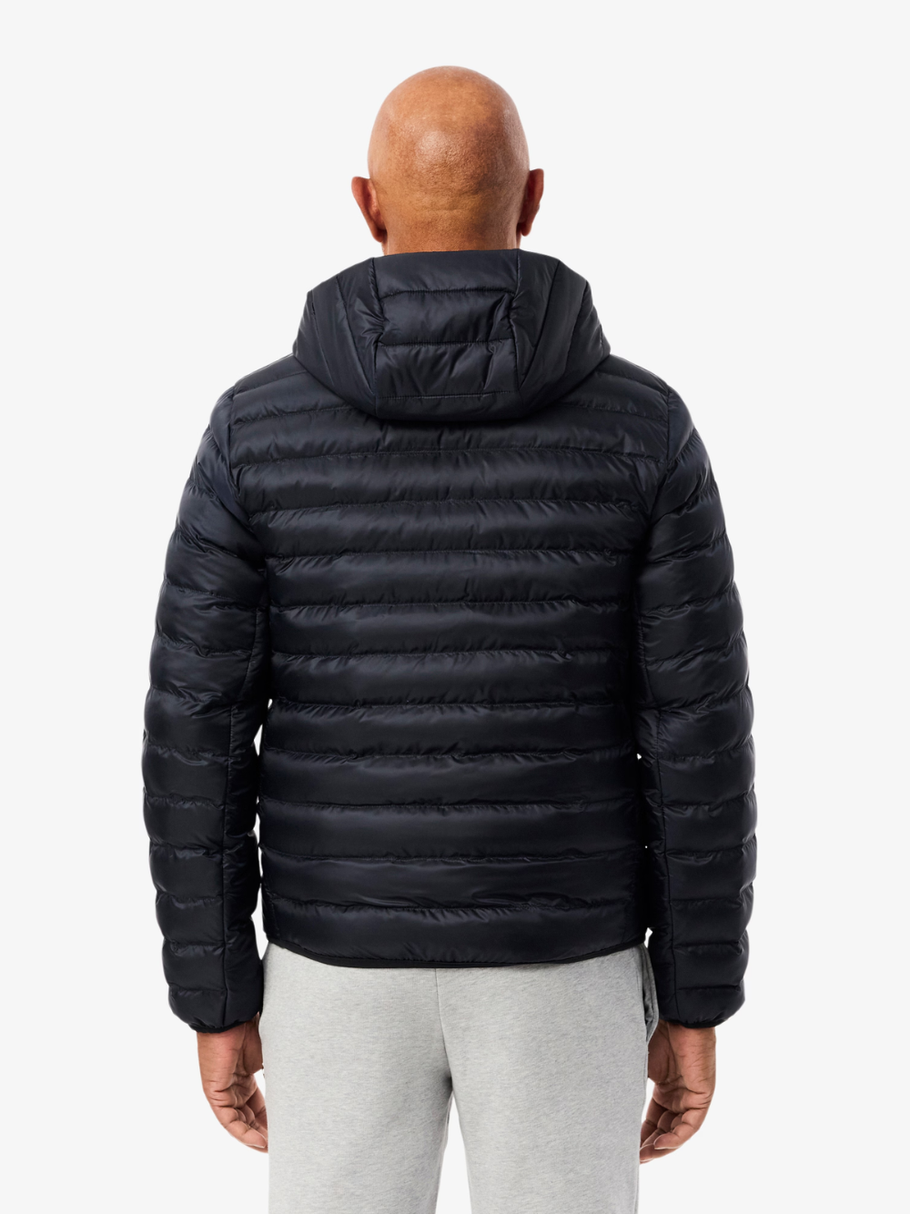 LACOSTE Water-Repellent Quilted Puffed Jacket Navy