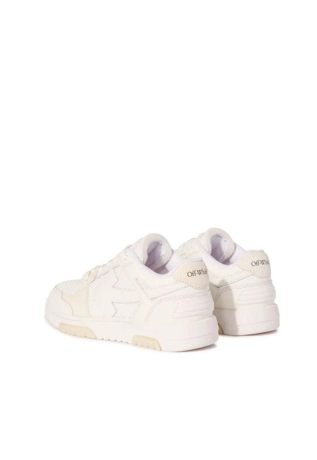 OFF WHITE WOMENS Out Of Office Slim Sneakers White/White