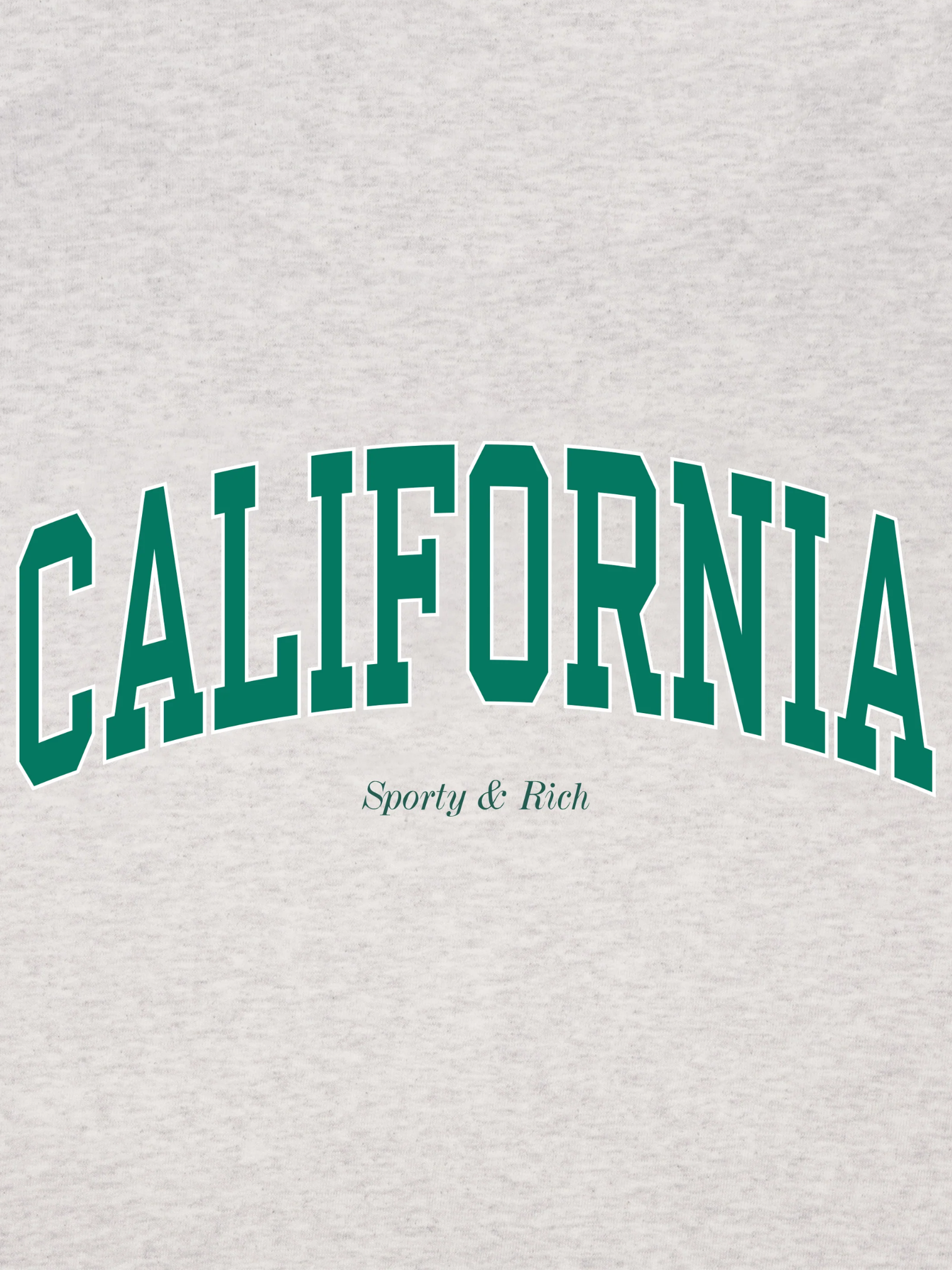SPORTY & RICH WOMEN California T-Shirt Heather Gray