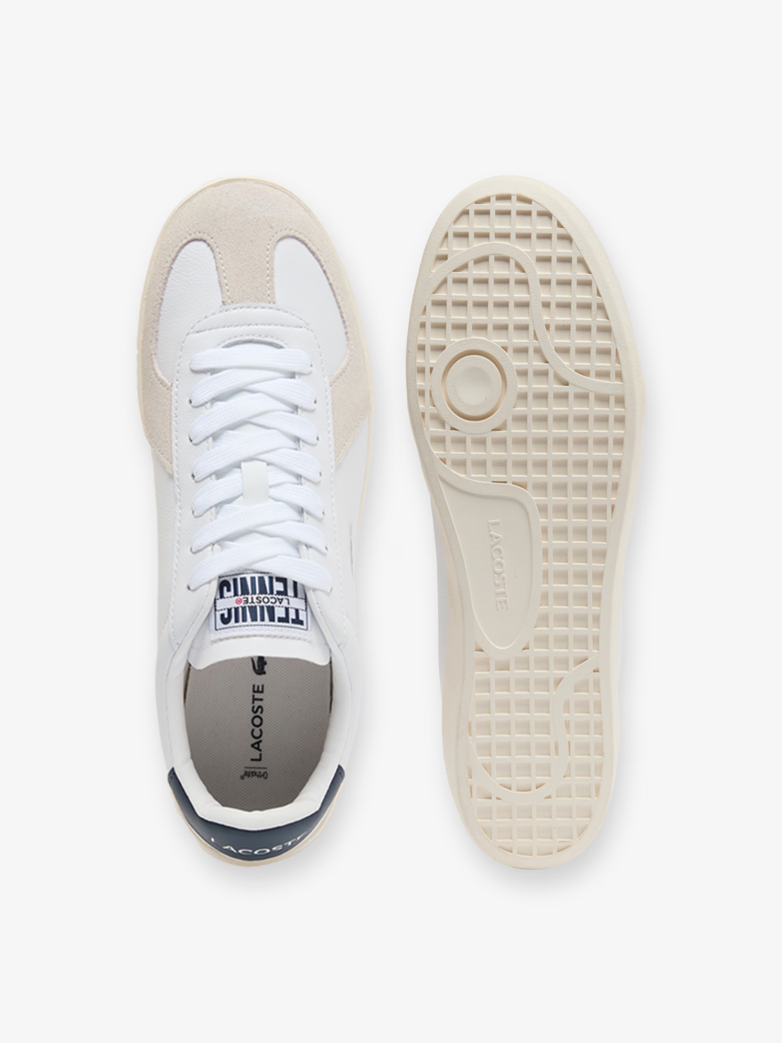 LACOSTE Baseshot Pro Leather Sneakers White/Navy