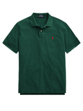 RALPH LAUREN Slim Fit Mesh Polo Shirt College Green