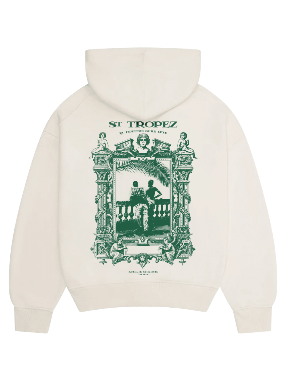 AMÉLIE CHARME St Tropez Hoodie Cream