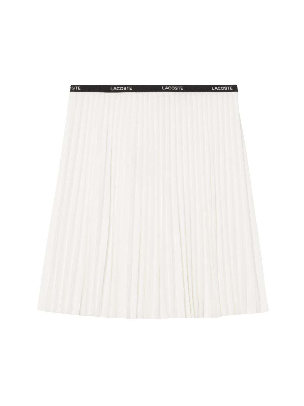 LACOSTE WOMEN Short Pleated Skirt White