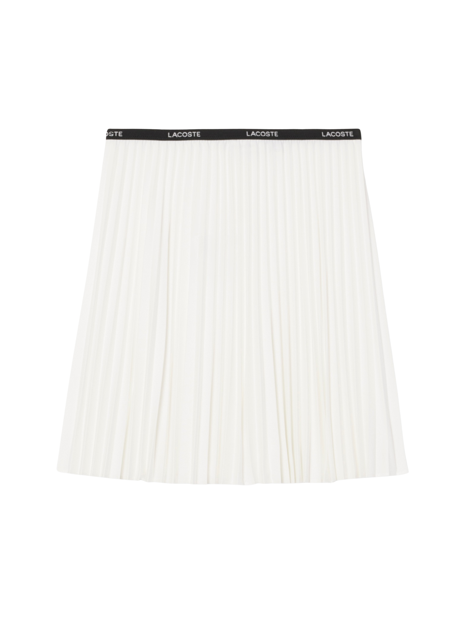 LACOSTE WOMEN Short Pleated Skirt White