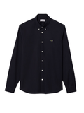LACOSTE Regular Fit Cotton Shirt Navy Blue