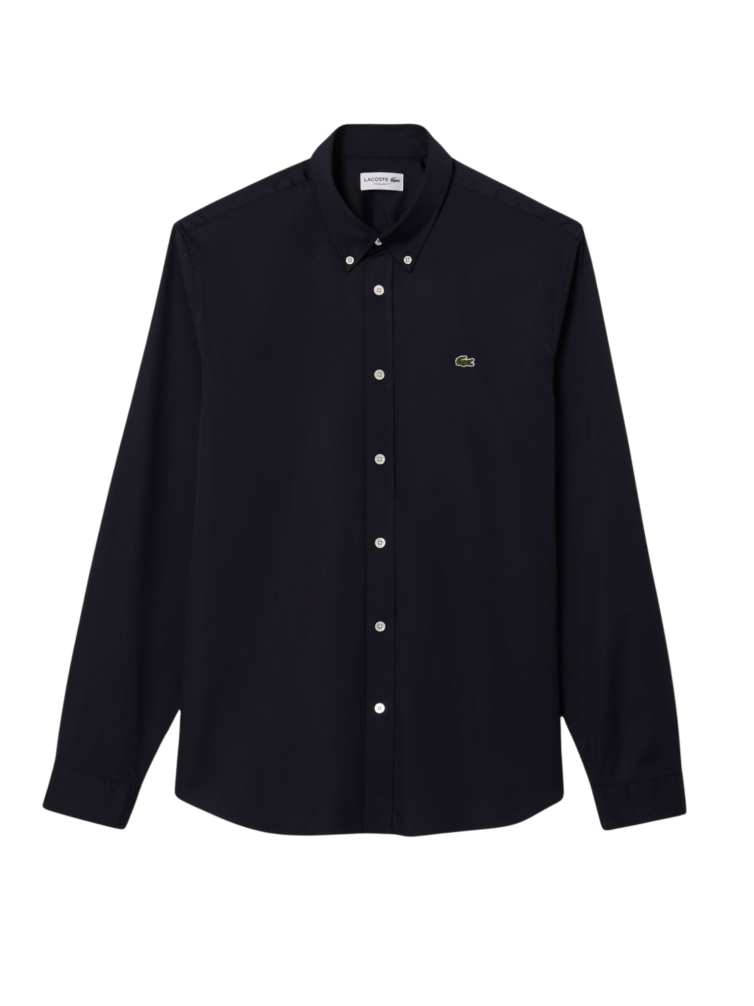 LACOSTE Regular Fit Cotton Shirt Navy Blue