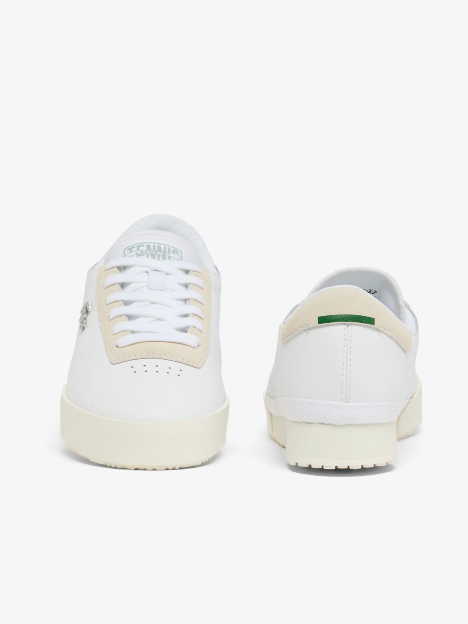 LACOSTE WOMEN Aura Leather Sneakers White/Off-White