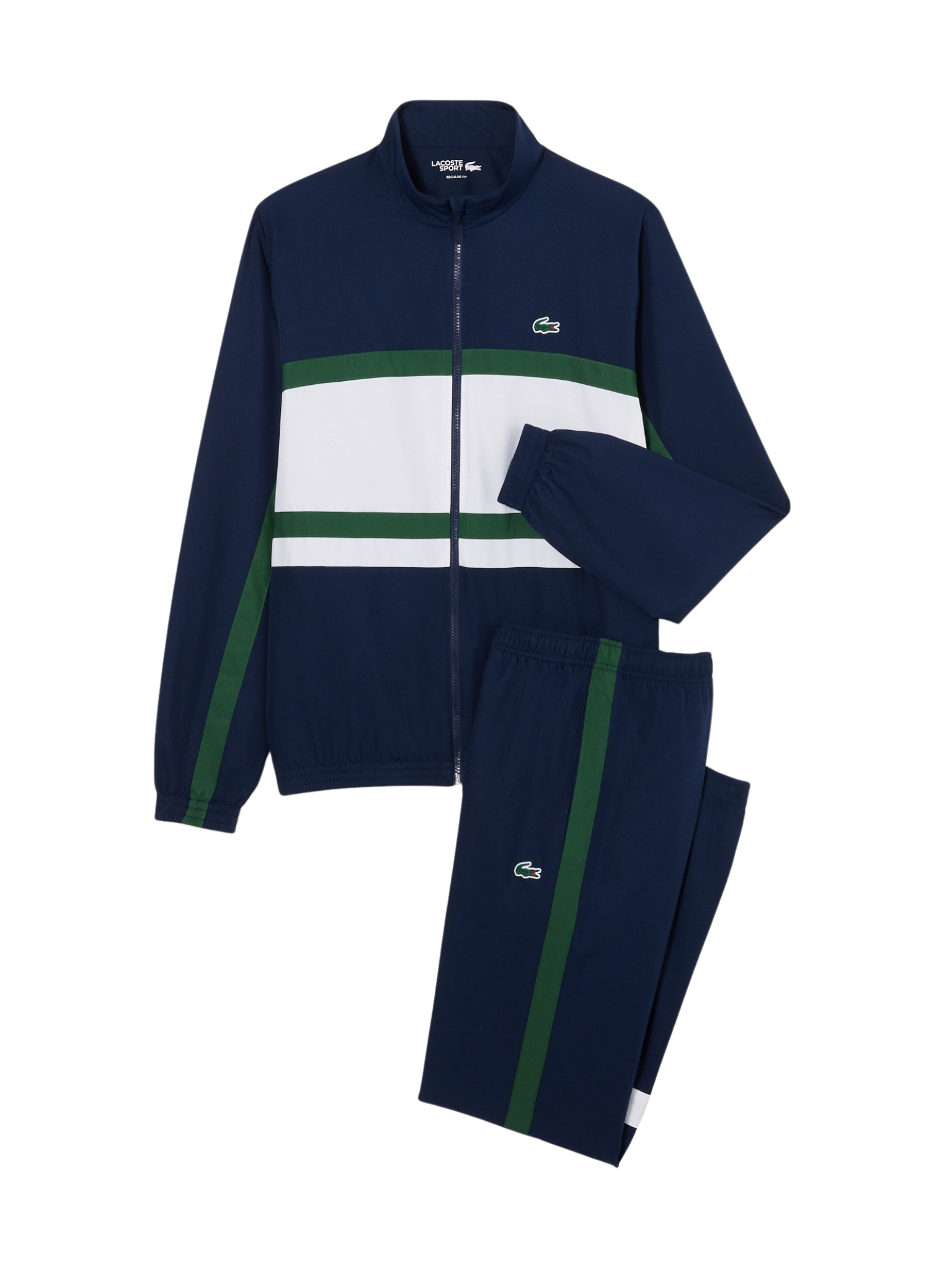 LACOSTE Sport Printed Tracksuit Navy/White