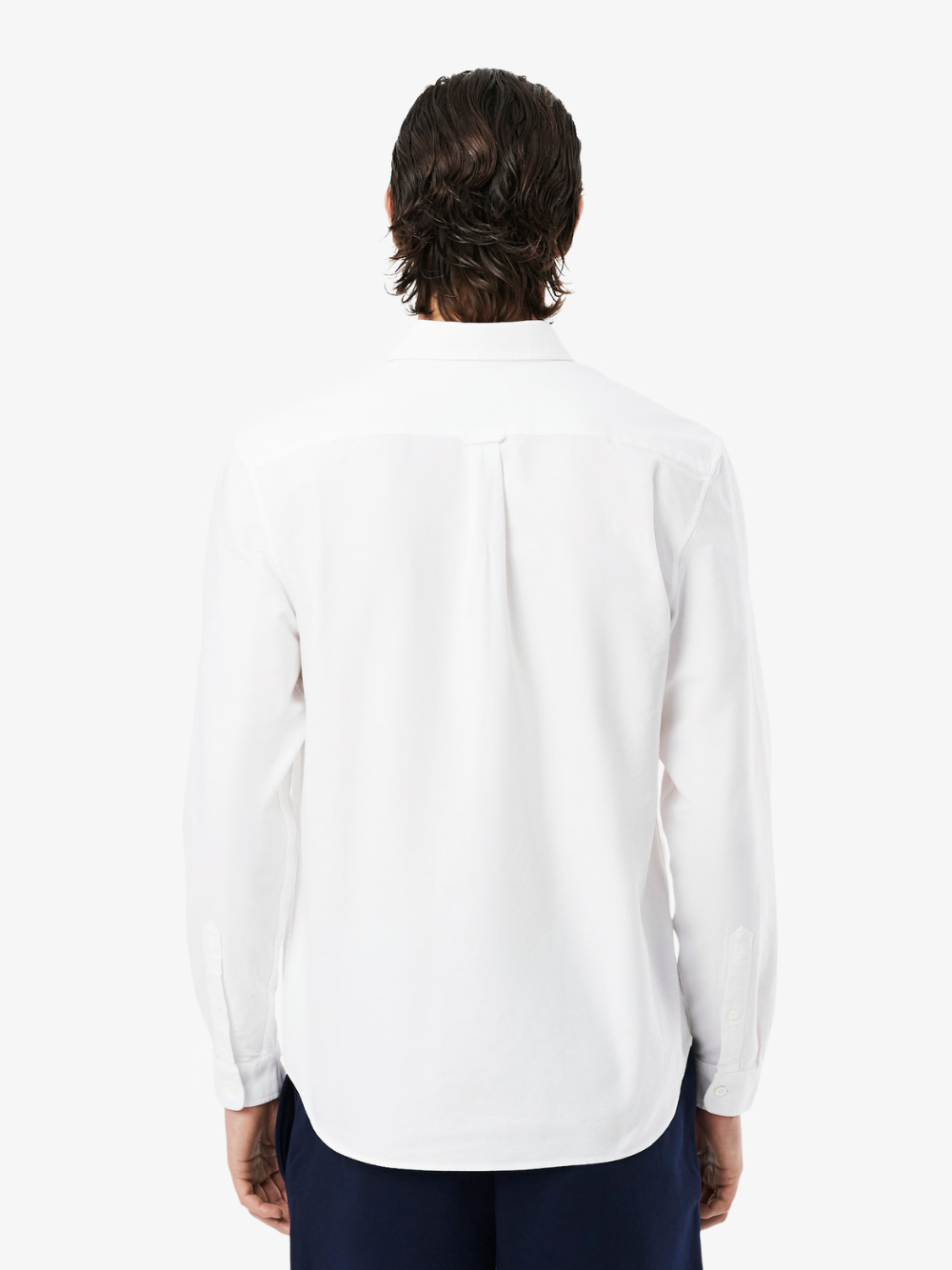 LACOSTE Regular Fit Oxford Shirt White
