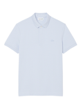 LACOSTE Regular Fit Paris Stretch Piqué Polo Shirt Light Blue