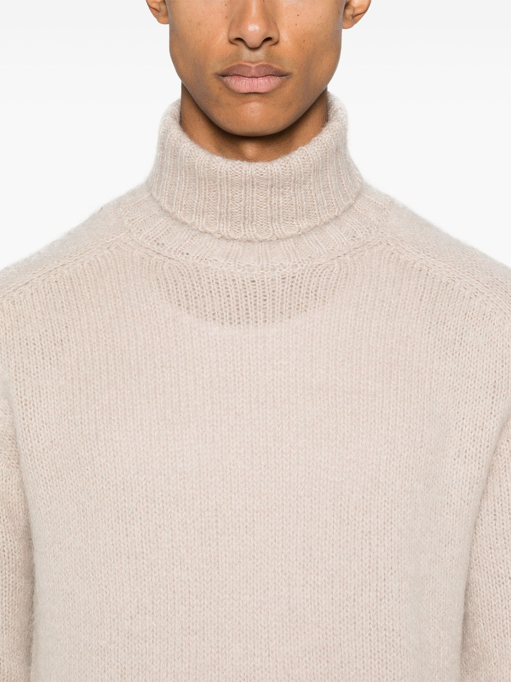 TOM FORD Turtleneck Knitted Sweater Pale Pink