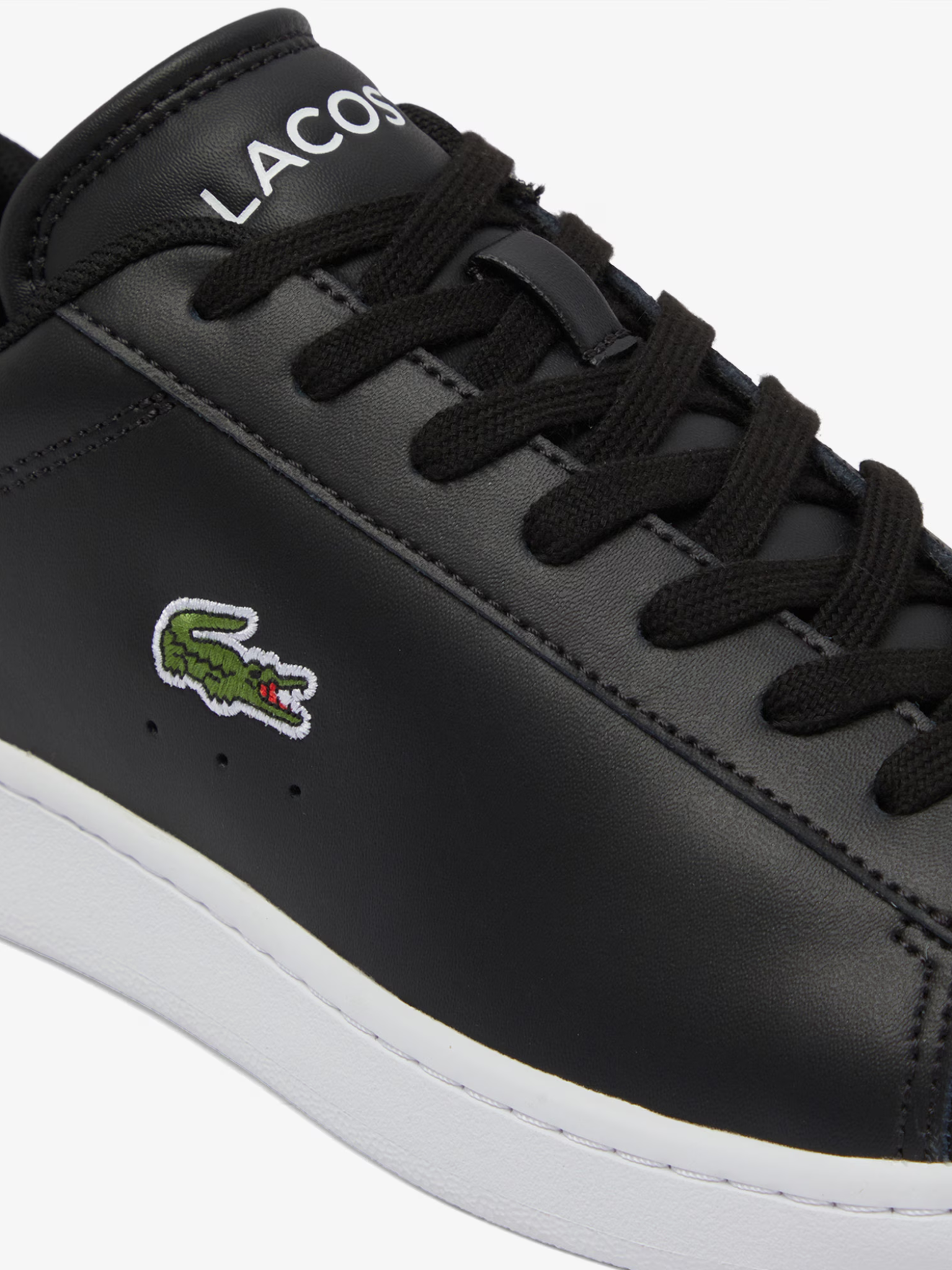 LACOSTE Carnaby Set Leather Sneakers Black/White