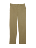 LACOSTE Regular Fit Cotton Twill Chino Pants Khaki Green