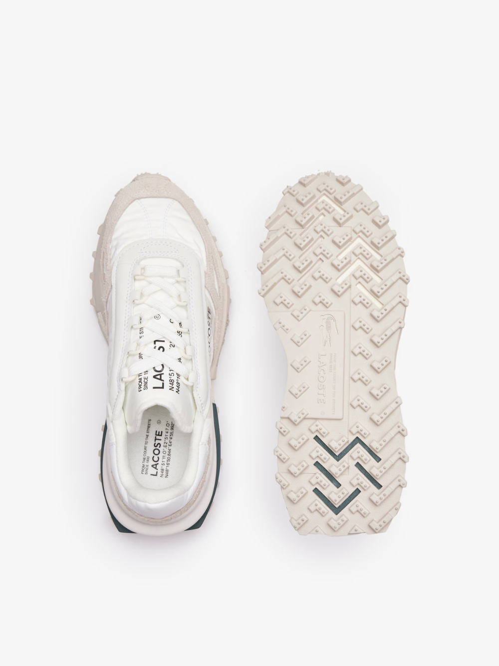 LACOSTE Elite Active Sneakers White/Dark Green