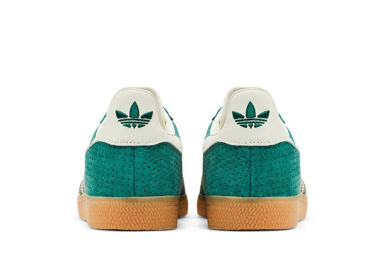 adidas Gazelle Collegiate Green Wonder Beige Gold Metallic