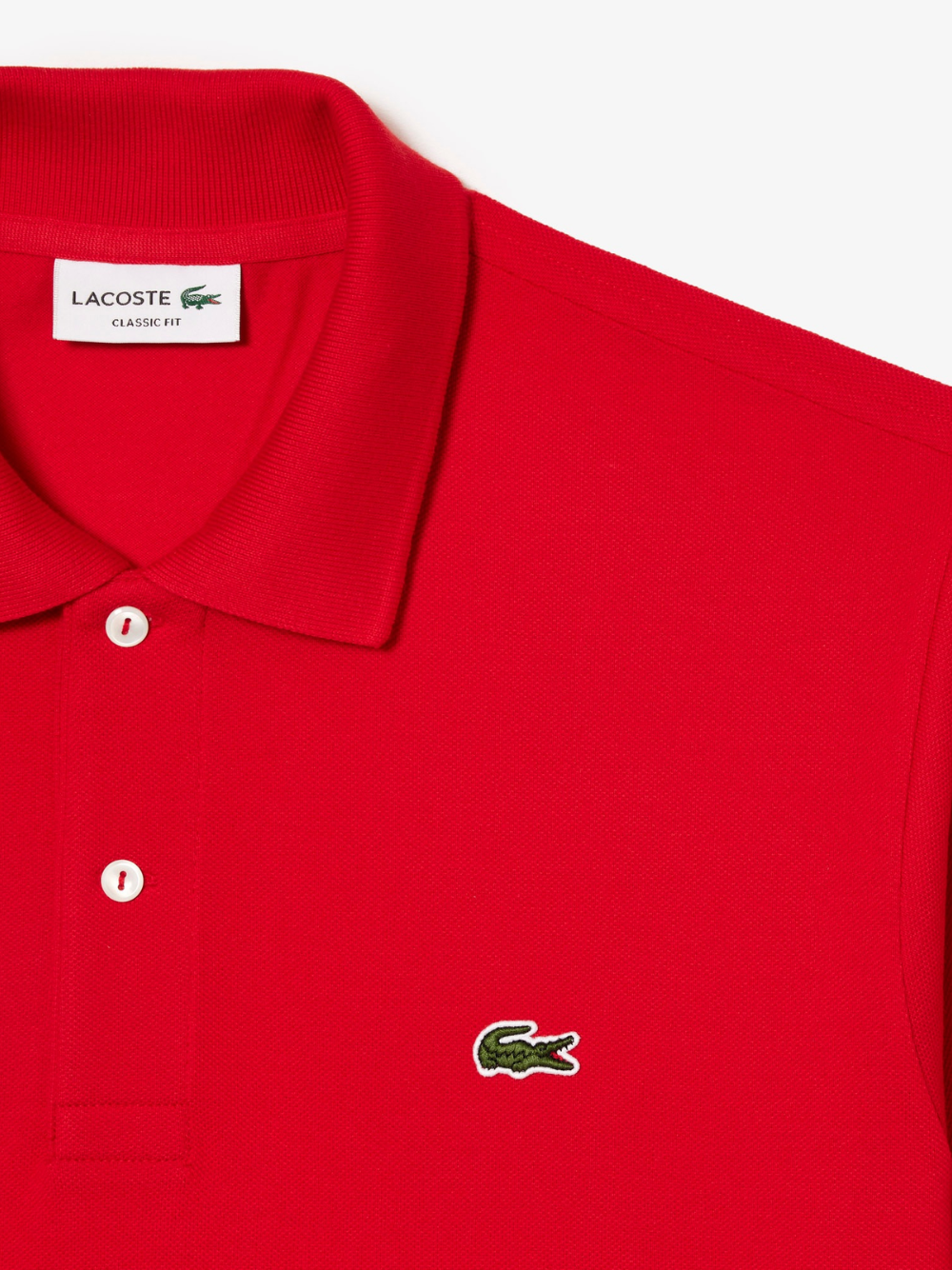 LACOSTE Classic Fit L.12.12 Original Polo Shirt Red