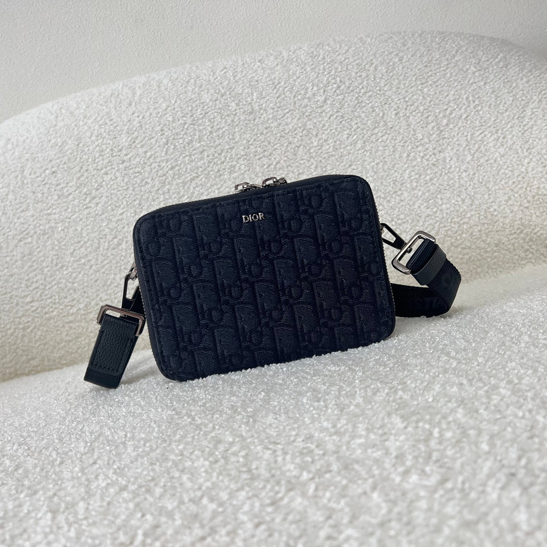 Blue and Black grey Bag