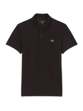 LACOSTE Regular Fit Cotton Blend Polo Shirt Brown