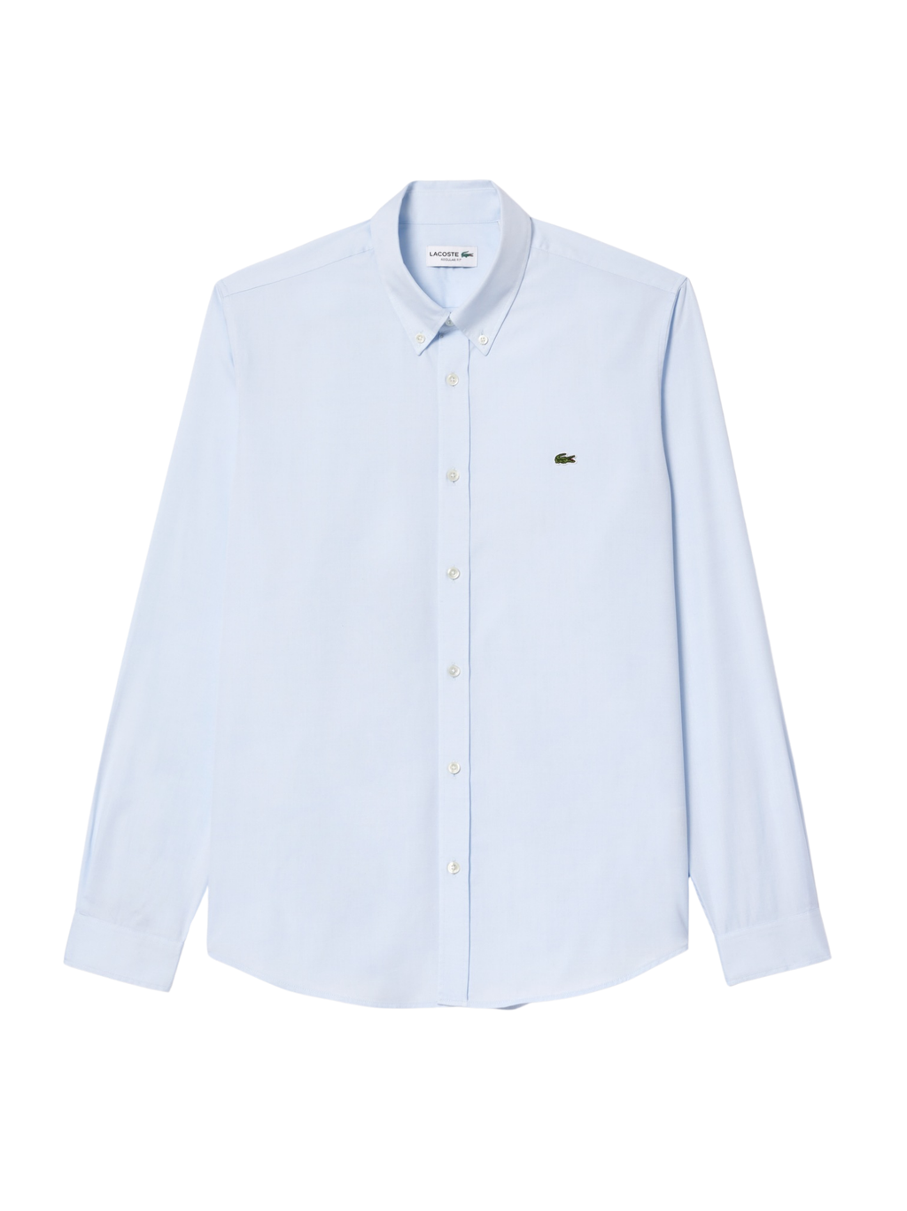 LACOSTE Regular Fit Cotton Shirt Pale Blue