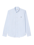 LACOSTE Regular Fit Cotton Shirt Pale Blue