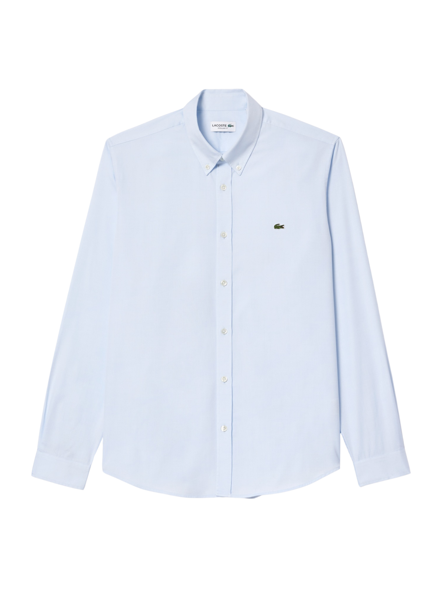 LACOSTE Regular Fit Cotton Shirt Pale Blue