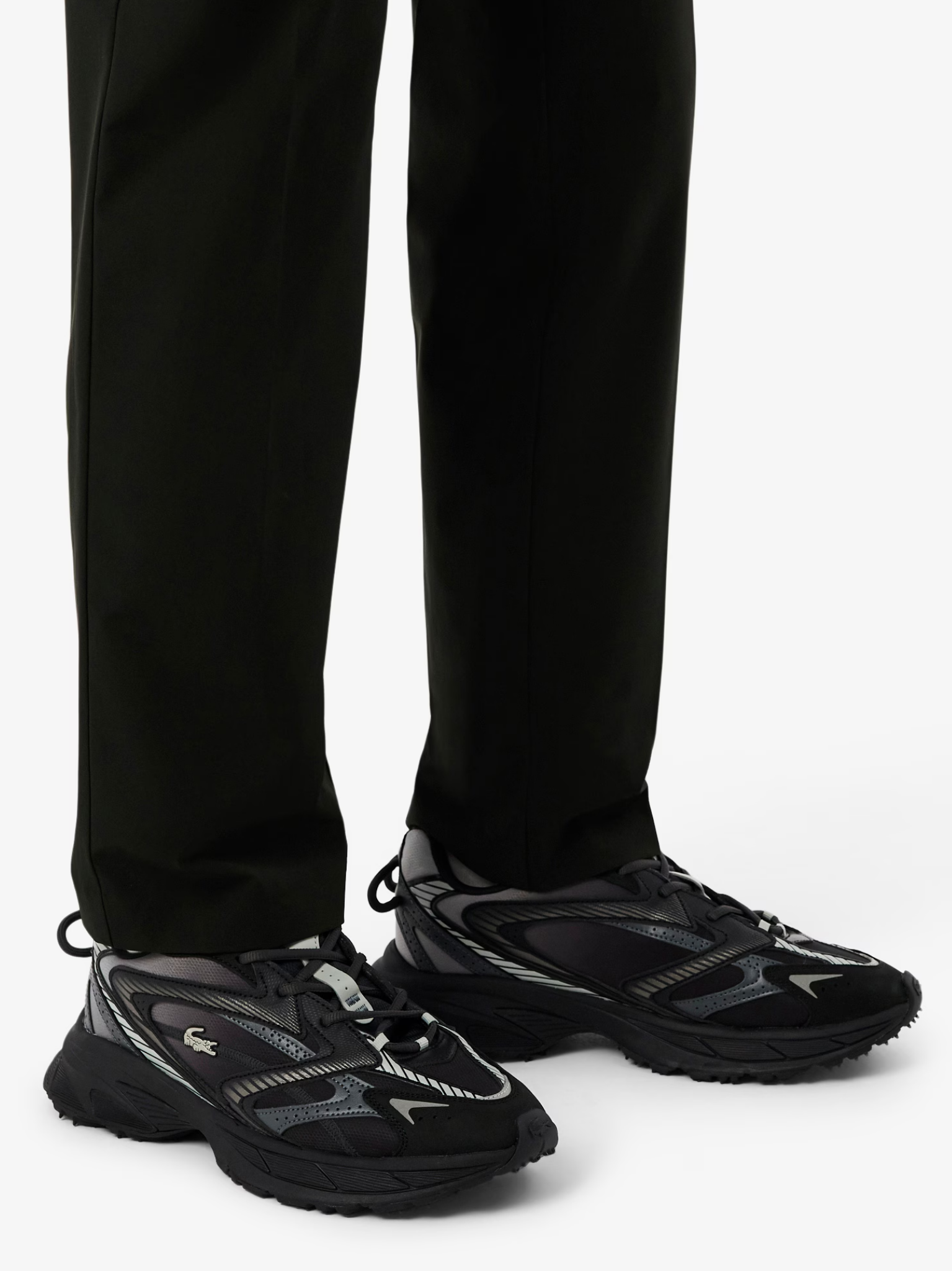 LACOSTE L003 Neo Shot Sneakers Black/Dark Grey