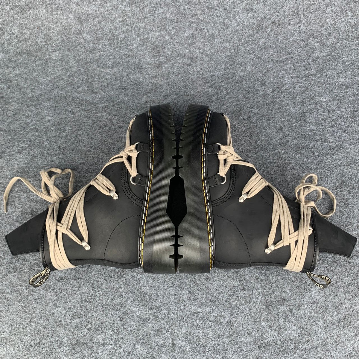 Dr. Martens x Rick Owens Wmns DRKSHDW 1460 Quad Sole Megalace Boot 'Black'