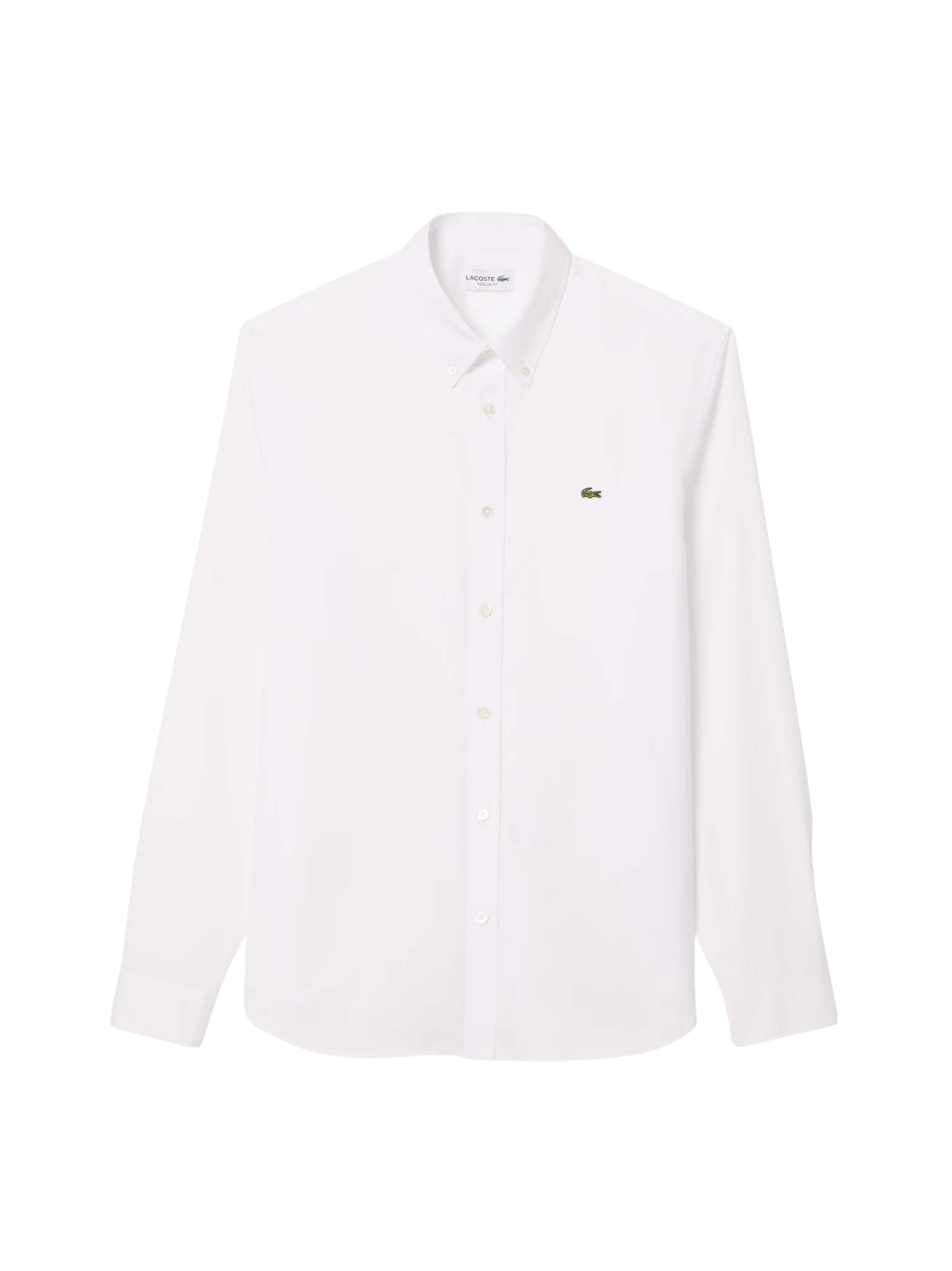 LACOSTE Regular Fit Cotton Shirt White