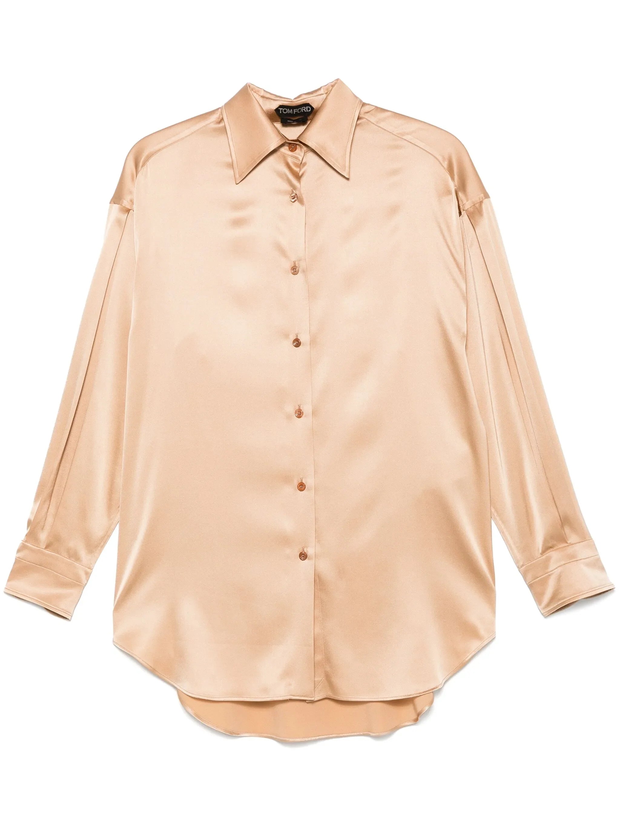 TOM FORD WOMEN Satin Shirt Light Beige