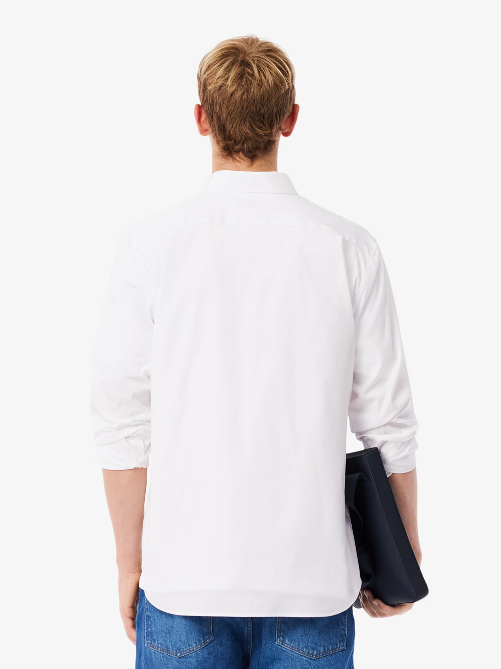 LACOSTE Regular Fit Cotton Shirt White