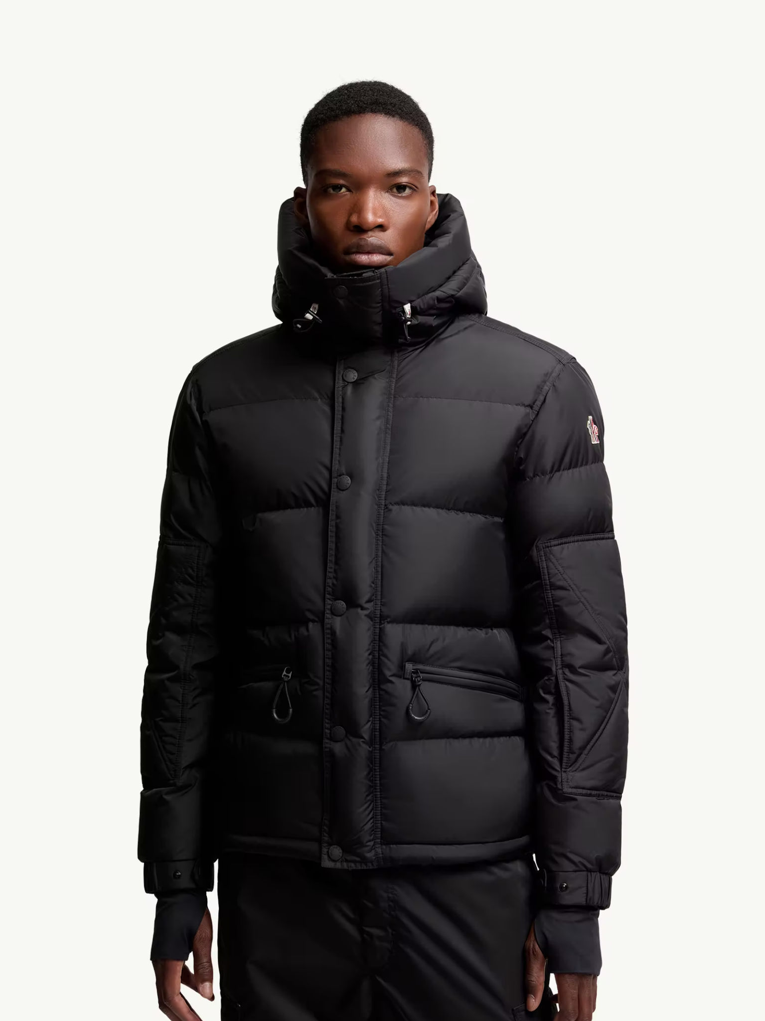 MONCLER GRENOBLE Kasanka Hooded Insulated Ski Jacket Black