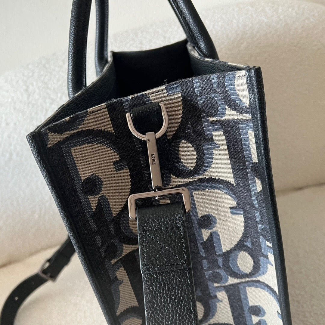 Blue and Black grey Bag