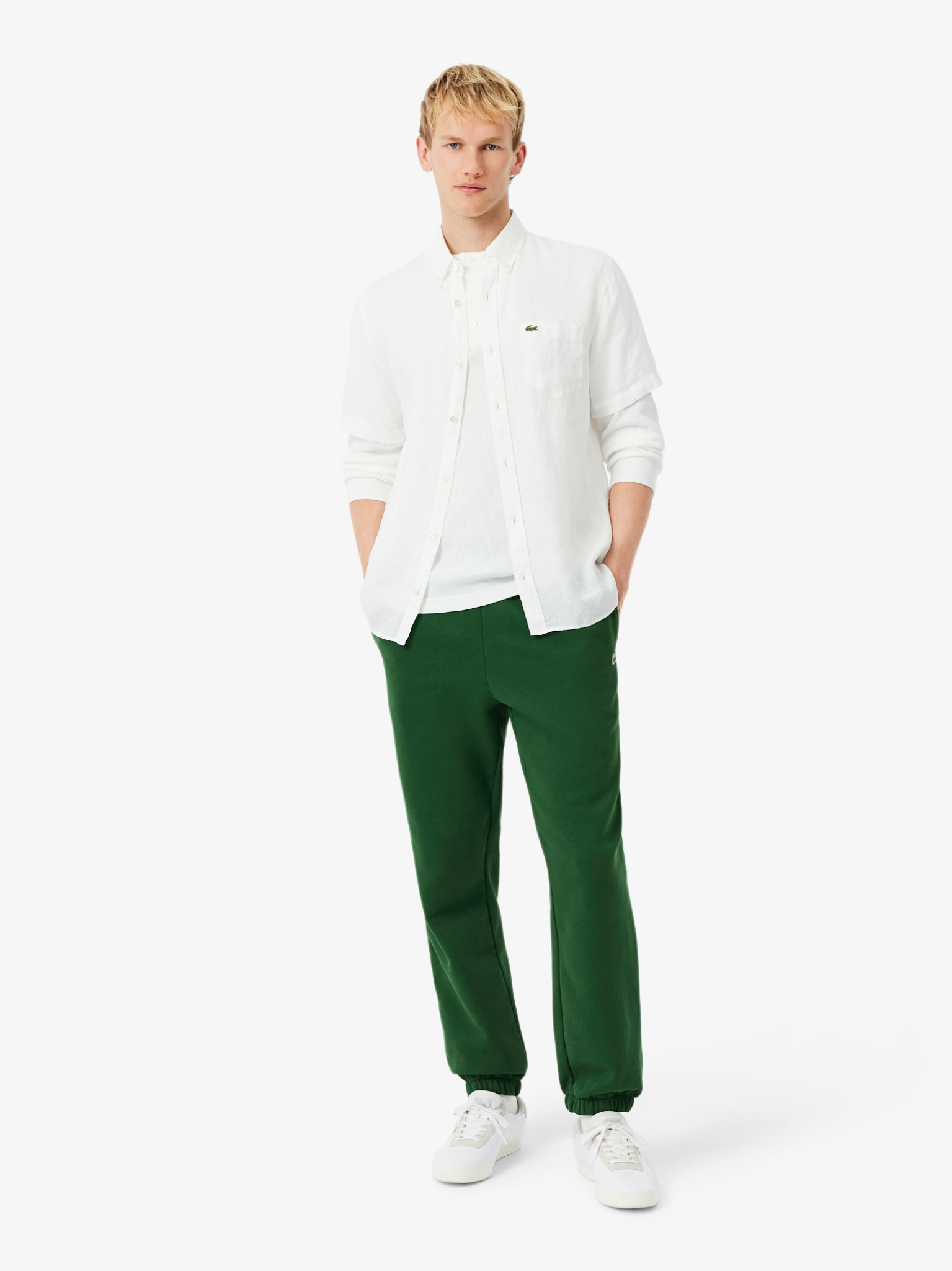 LACOSTE Regular Fit Sweatpants Pine Green